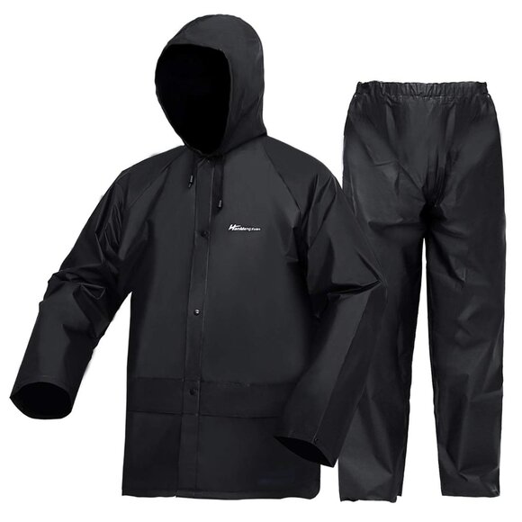 Rain Suits for Work, Ultra-Lite Waterproof Protective Rain Gear Utility X-LARGE - Picture 1 of 5